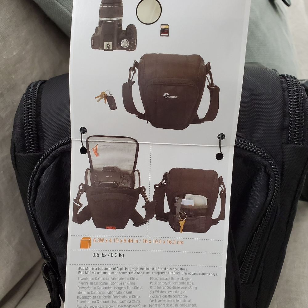 LOWEPRO TOPLOADER CAMERA CASE NWT - Picture 5 of 11
